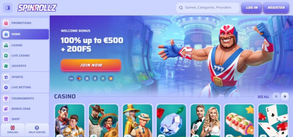 SpinRollz Casino Bonus